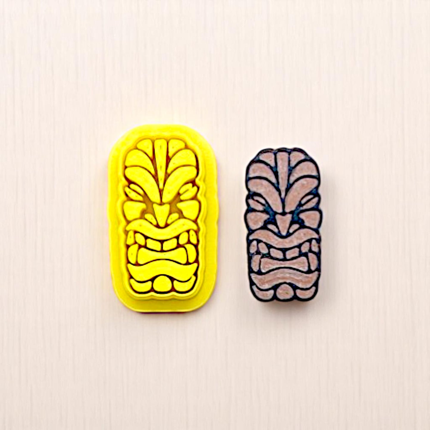 Tiki Totem Cookie Cutter - Style A | Perfect for Baking, Ceramics, Pottery, Polymer Clay & Fondant