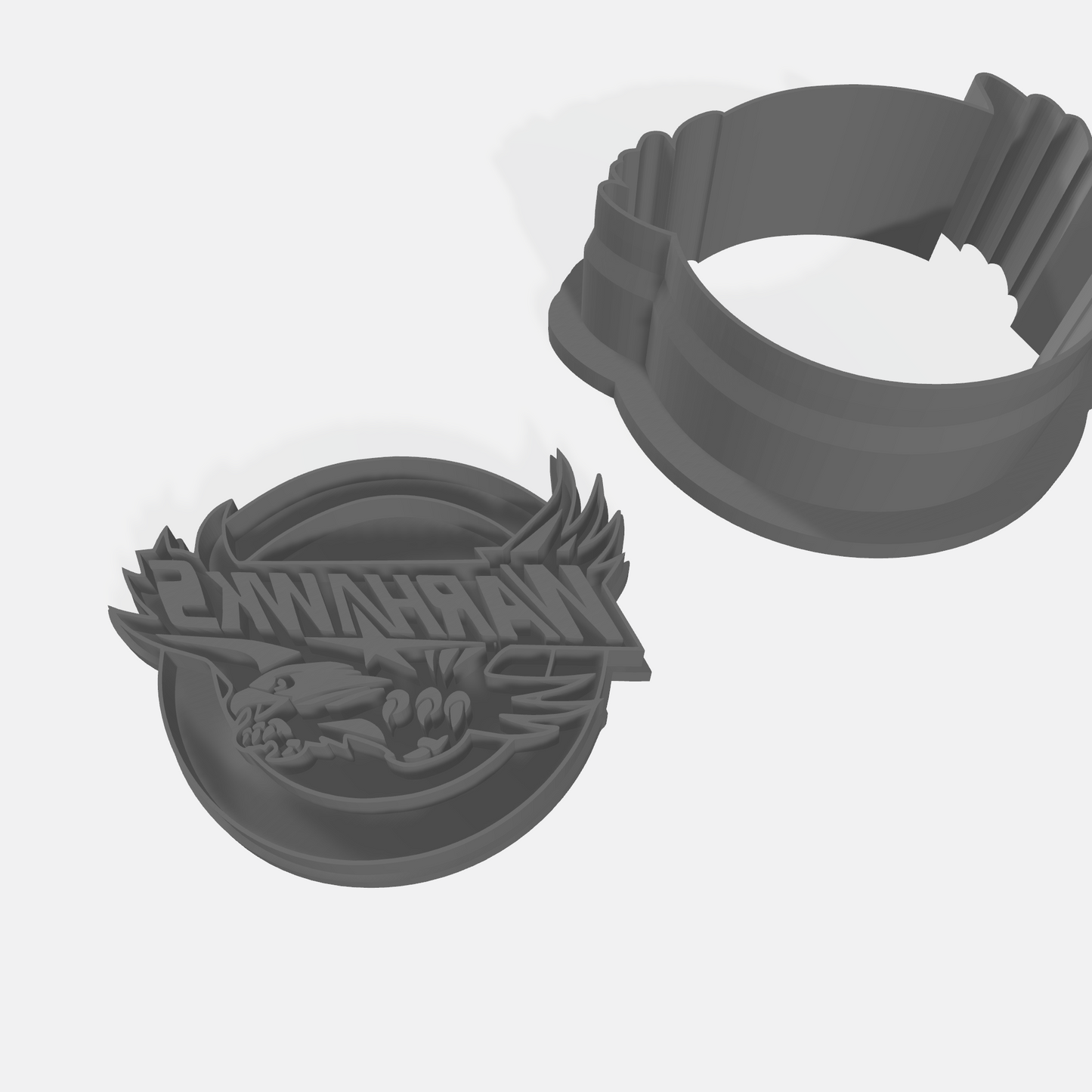 Warhawks Cookie Cutter & Stamp Set: Ideal for Cookies, Ceramics, Pottery, Polymer Clay, and Fondant