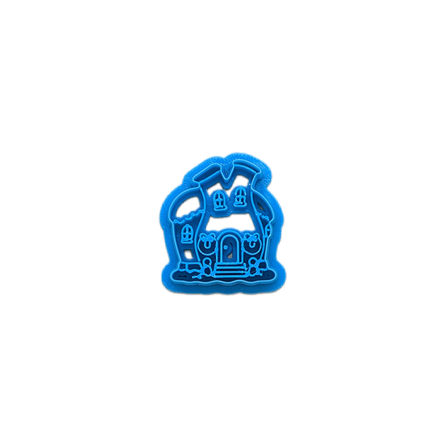 Whoville Inspired Snow Covered Cottage House Cookie Cutter: Ideal for Cookies, Ceramics, Pottery, Polymer Clay, and Fondant