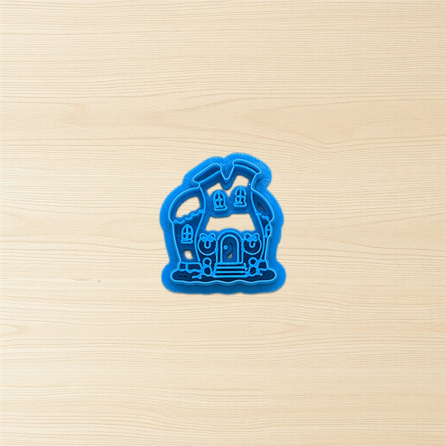 Whoville Inspired Snow Covered Cottage House Cookie Cutter: Ideal for Cookies, Ceramics, Pottery, Polymer Clay, and Fondant