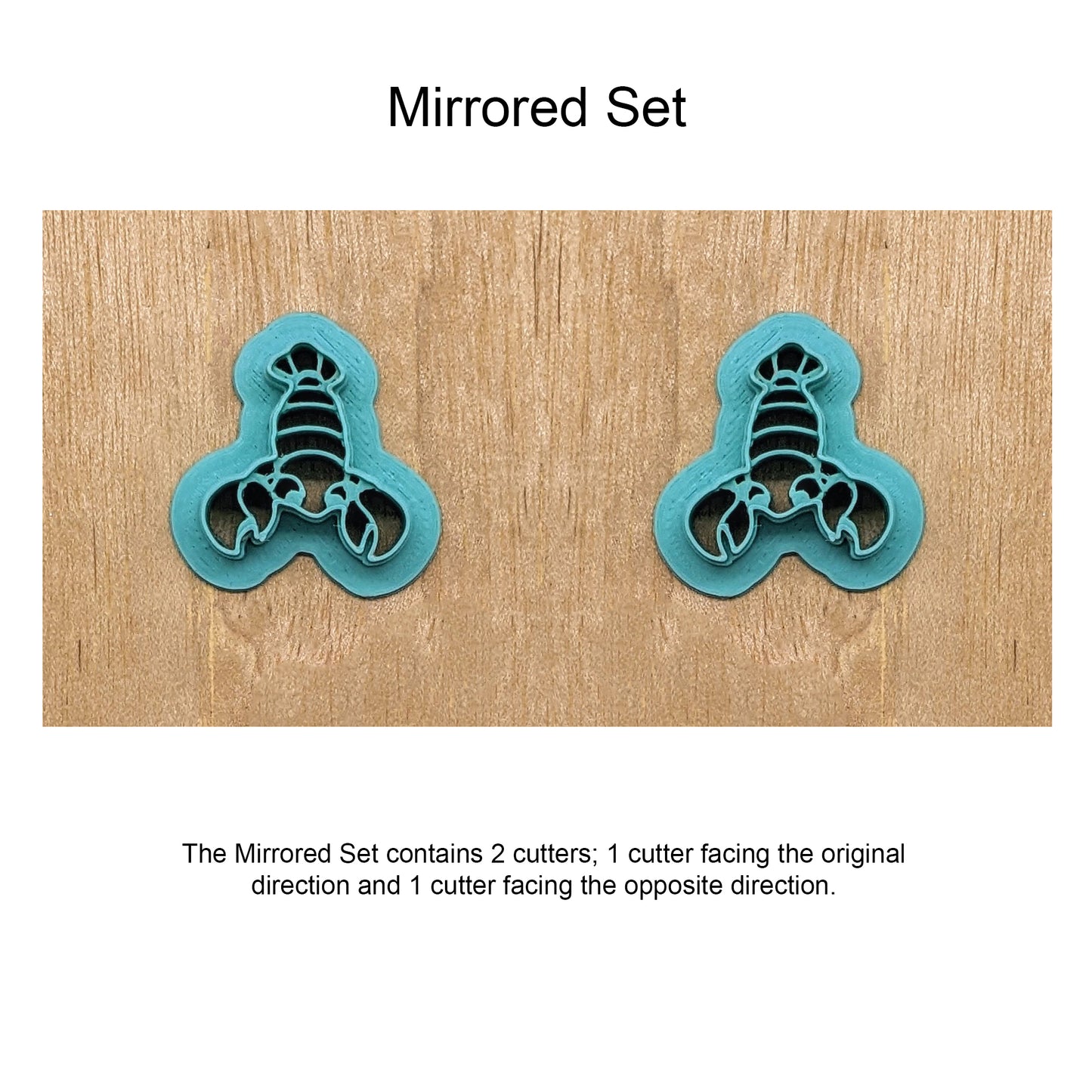 Lobster Cookie Cutter for Cookies, Ceramics, Pottery, Polymer Clay, Fondant - Multi-Medium Craft & Baking Tool