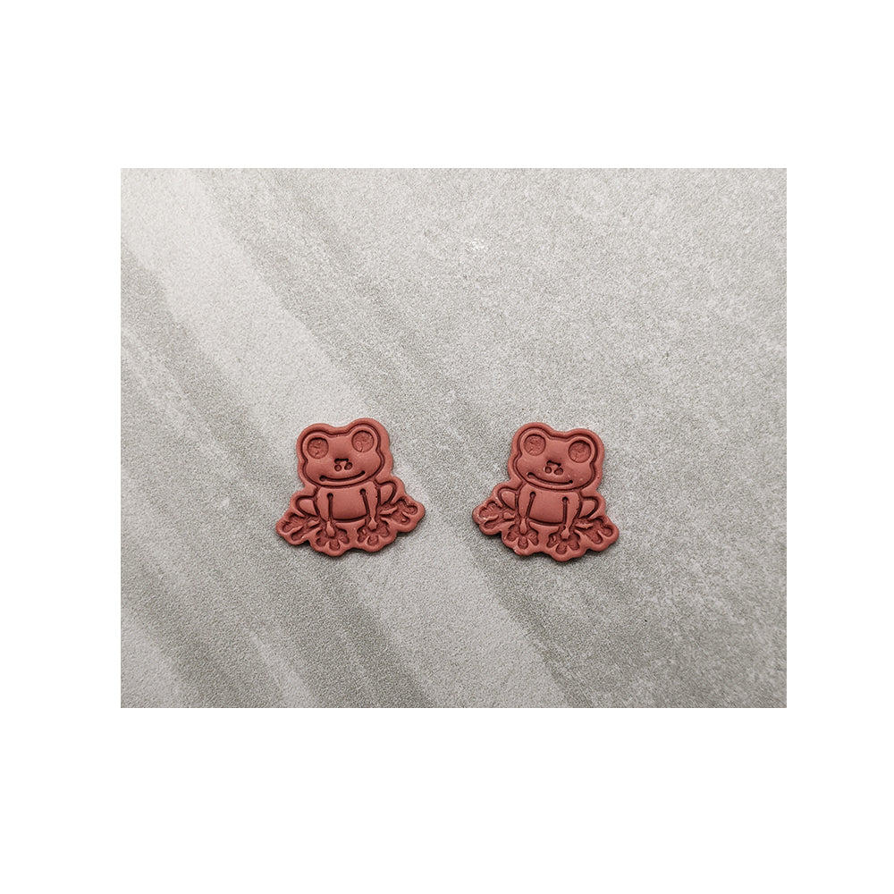 Frog Cookie Cutter & Stamp Set