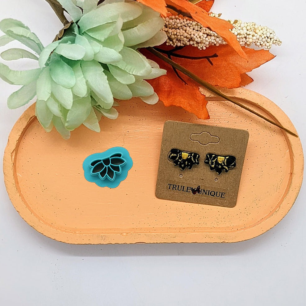 Flower Half Cookie Cutter/Clay Cutter | Style B