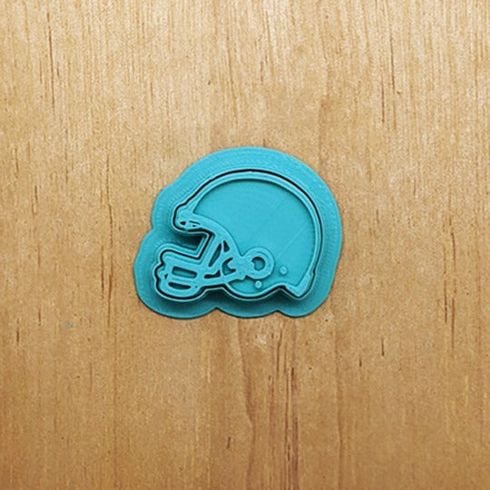 cookie cutters football helmet Football Helmet Cookie Cutter & Stamp Set: Ideal for Cookies, Ceramics – Truley Unique