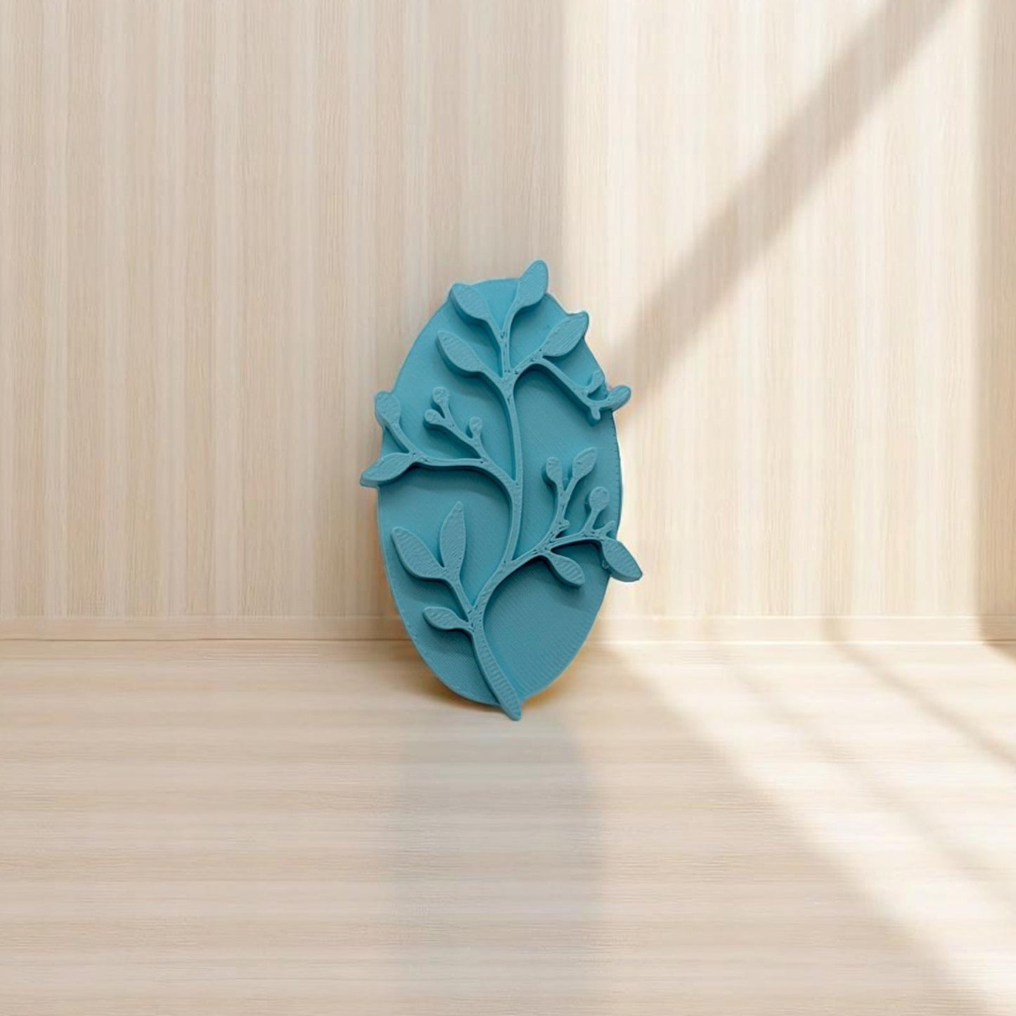 Leaves & Buds Embossing Stamp: Ideal for Cookies, Ceramics, Pottery, Polymer Clay, and Fondant