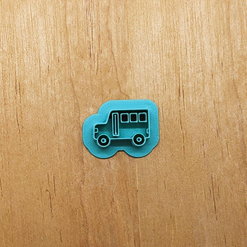 School Bus Cookie Cutter: Versatile Tool for Cookies, Ceramics, Pottery, Fondant, and More