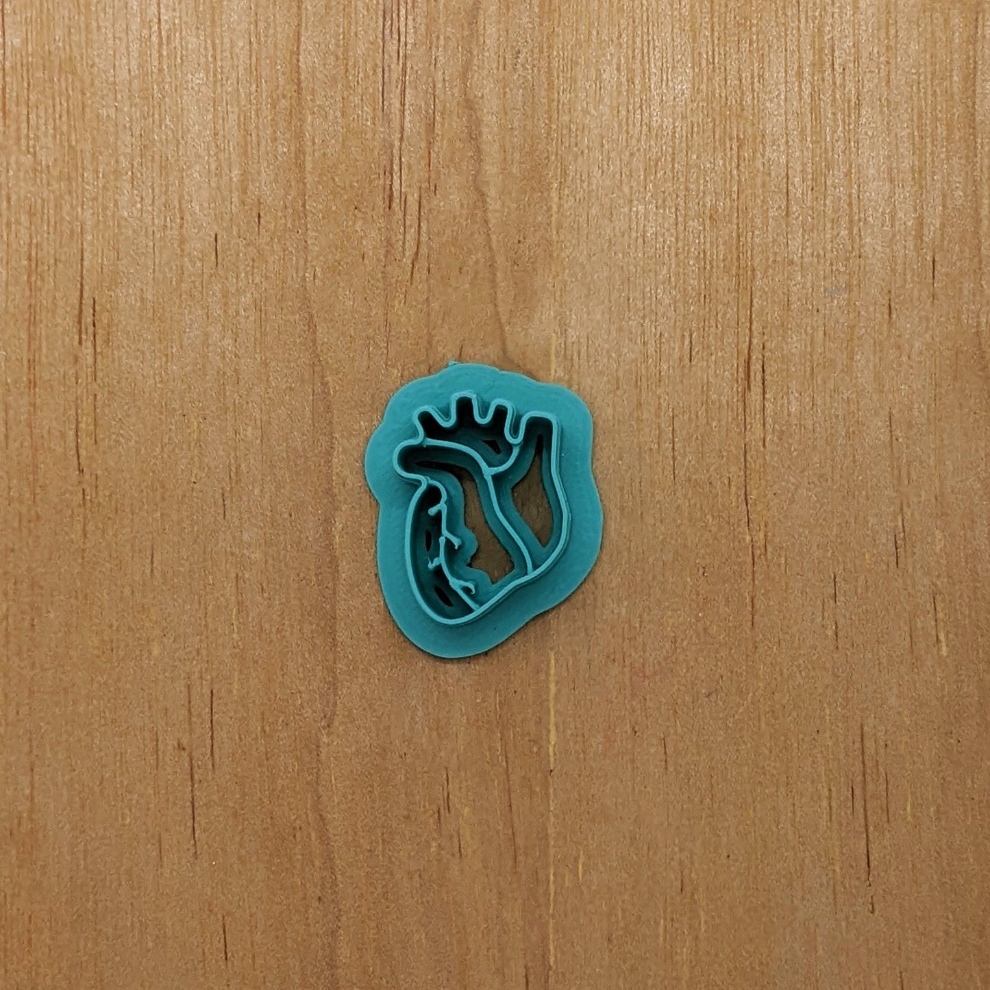 Human Heart Cookie Cutter: Perfect for Ceramics, Cookies, Polymer Clay & Fondant Creations