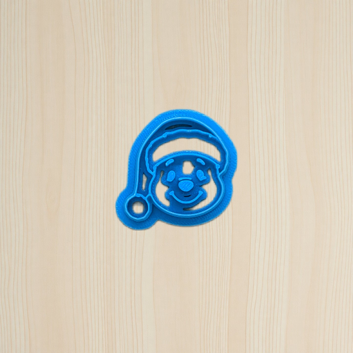 Pooh Bear in Santa Hat Cookie Cutter: Ideal for Cookies, Ceramics, Pottery, Polymer Clay, and Fondant