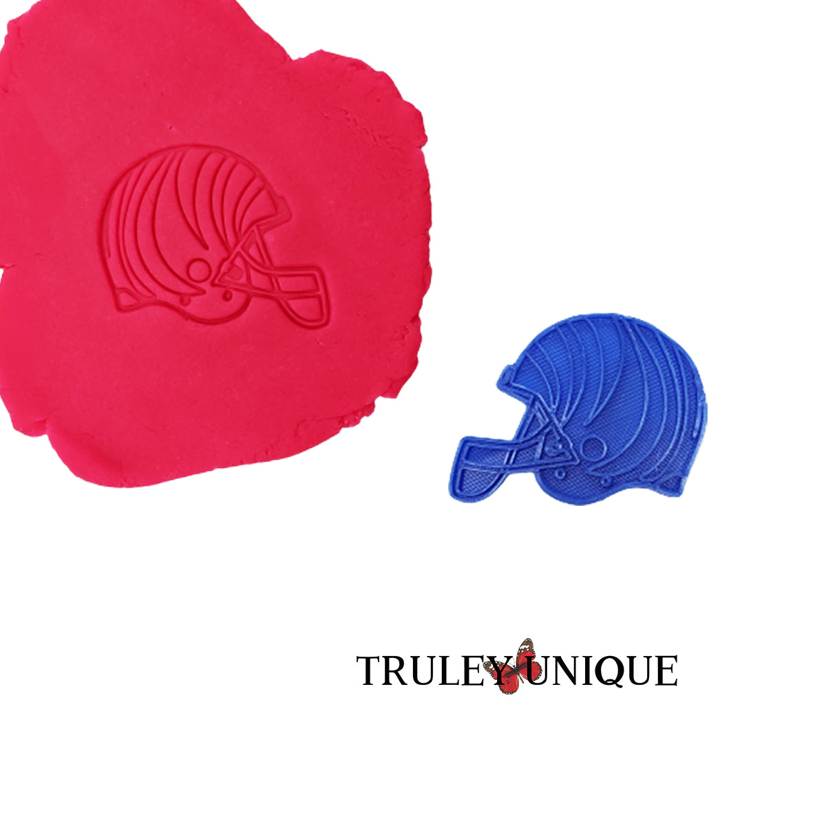 Bengals Helmet Cookie Cutter & Embossing Stamp