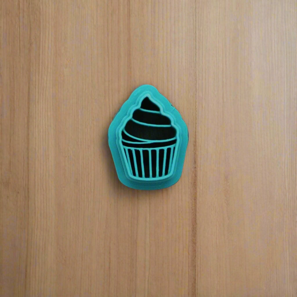 Cupcake Cookie Cutter: Ideal for Cookies, Ceramics, Pottery, Polymer Clay, and Fondant