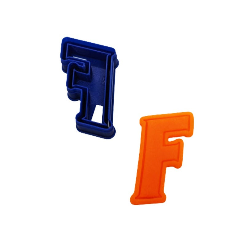 Florida Gators F Logo Cookie Cutter: Ideal for Cookies, Ceramics, Pottery, Polymer Clay, and Fondant
