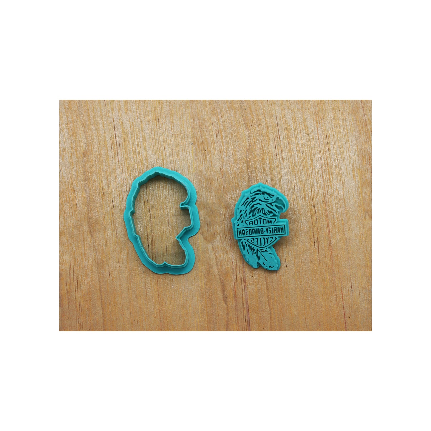 Harley Davidson Eagle Cookie Cutter & Stamp Set