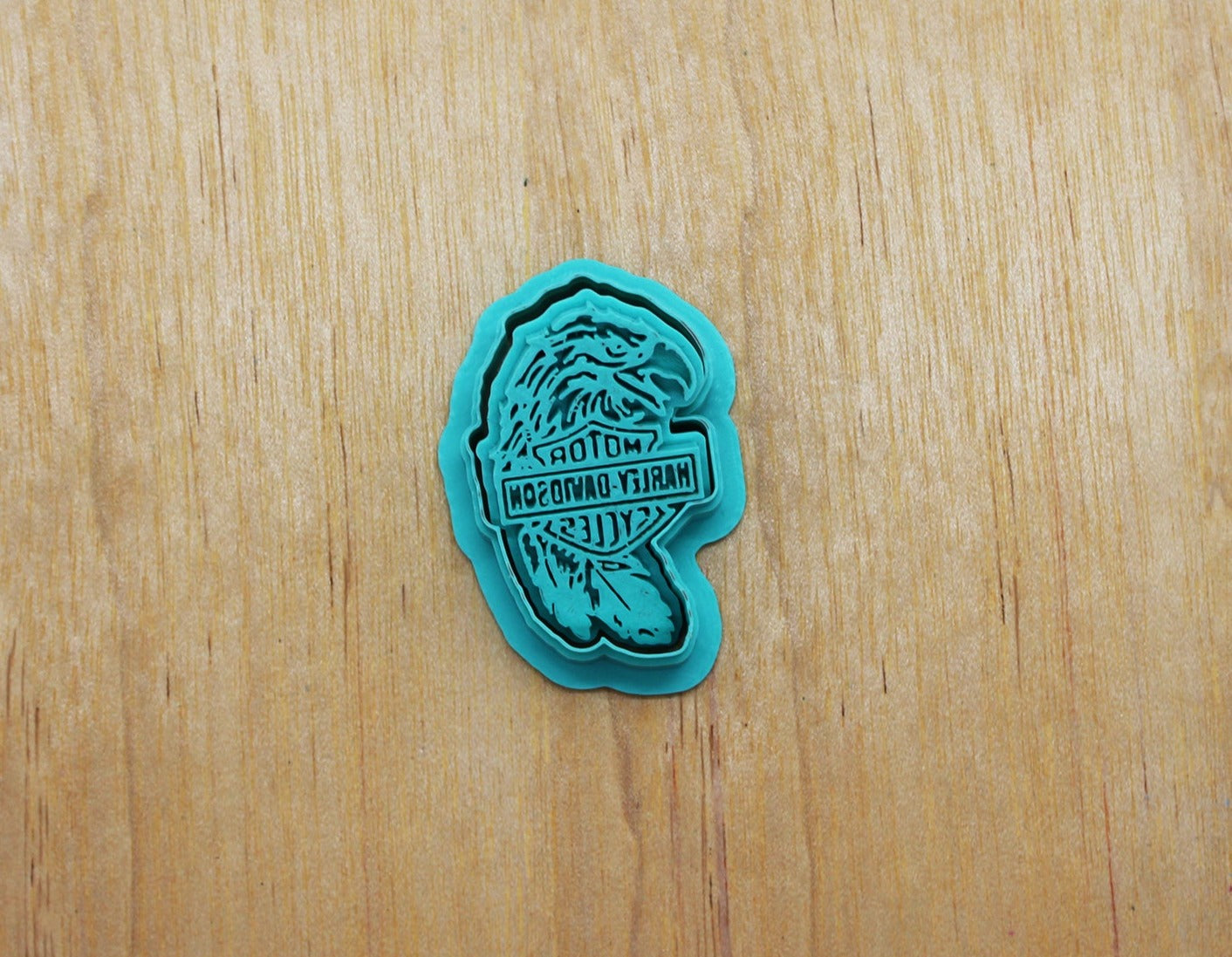 Harley Davidson Eagle Cookie Cutter & Stamp Set