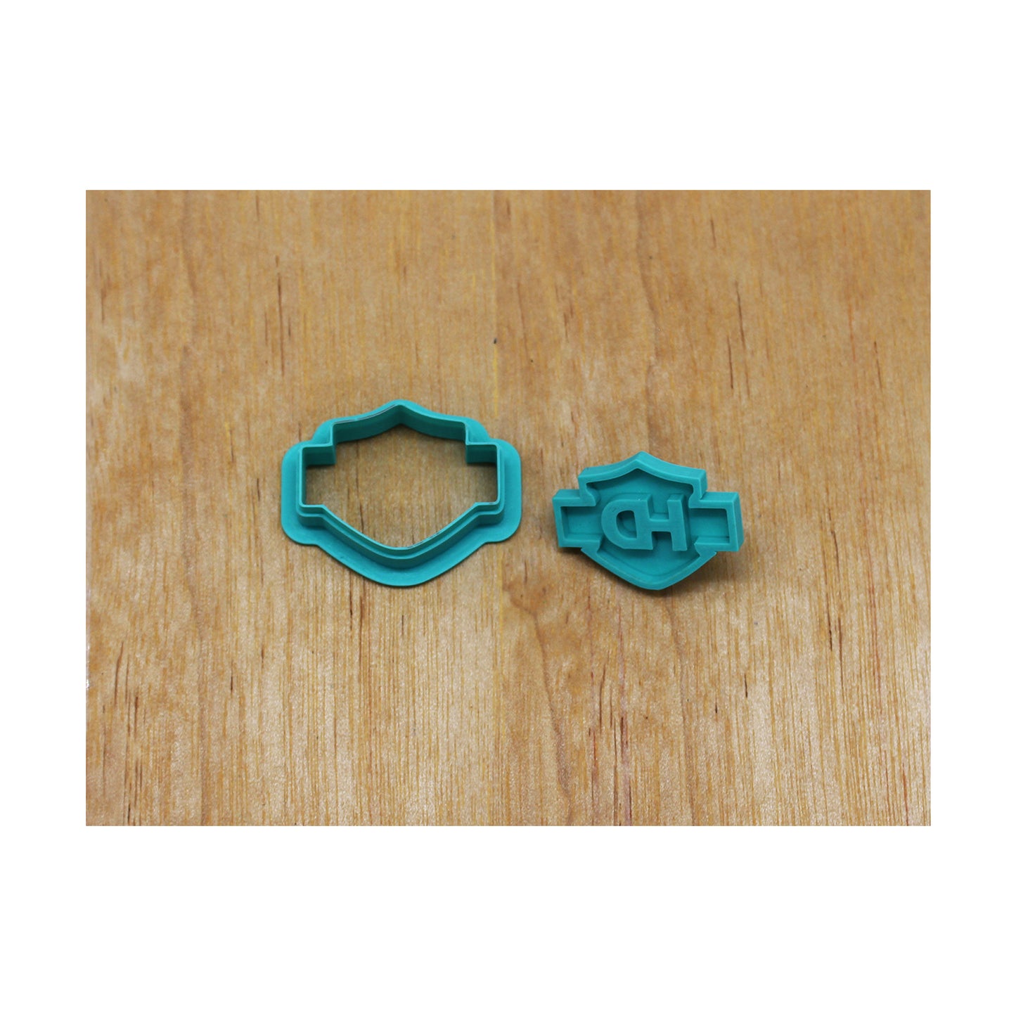 Harley Davidson HD Logo Cookie Cutter & Stamp Set