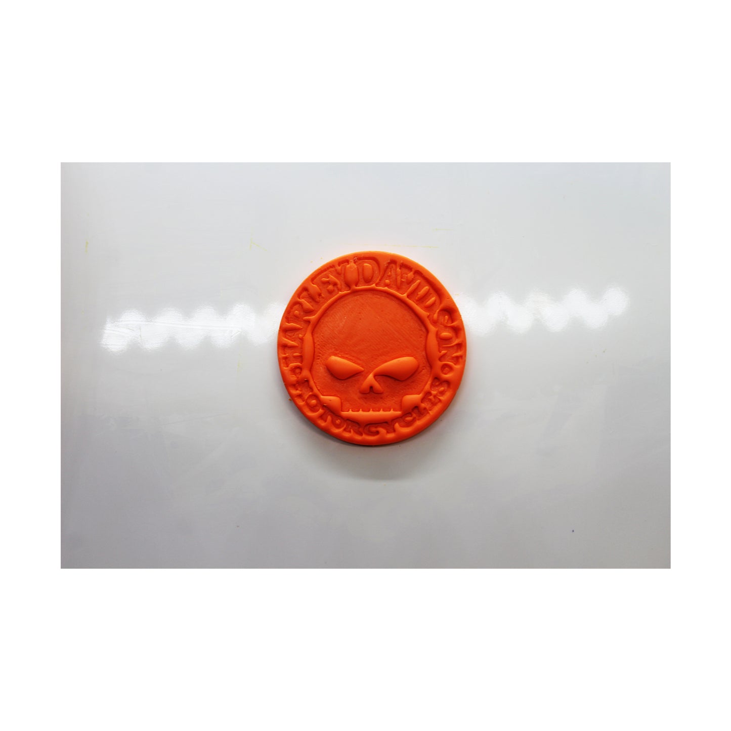 Harley Davidson Motorcycle Skull Cookie Cutter & Stamp Set