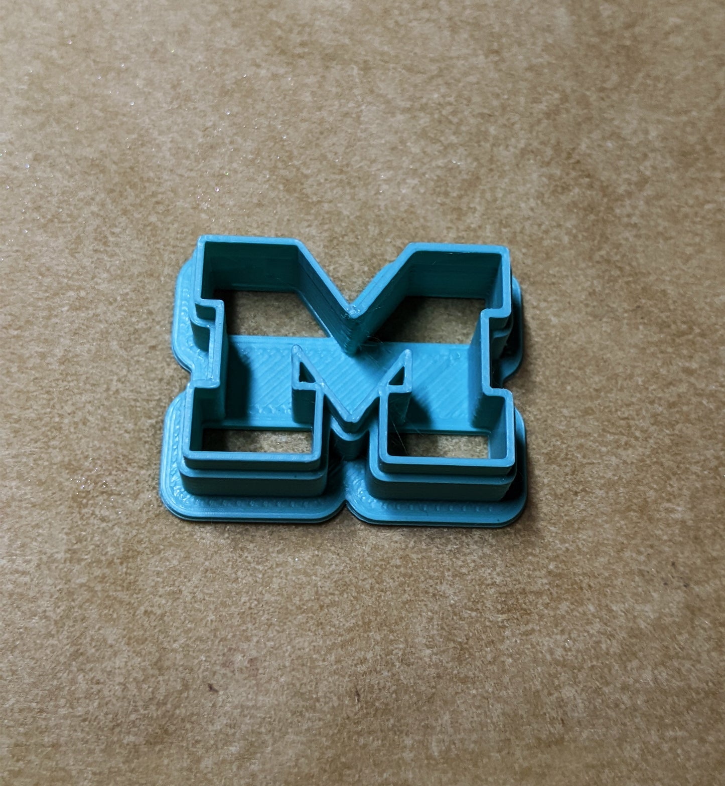 Michigan M Cookie Cutter for Cookies, Ceramics, Pottery, Polymer Clay, Fondant - Multi-Medium Craft & Baking Tool