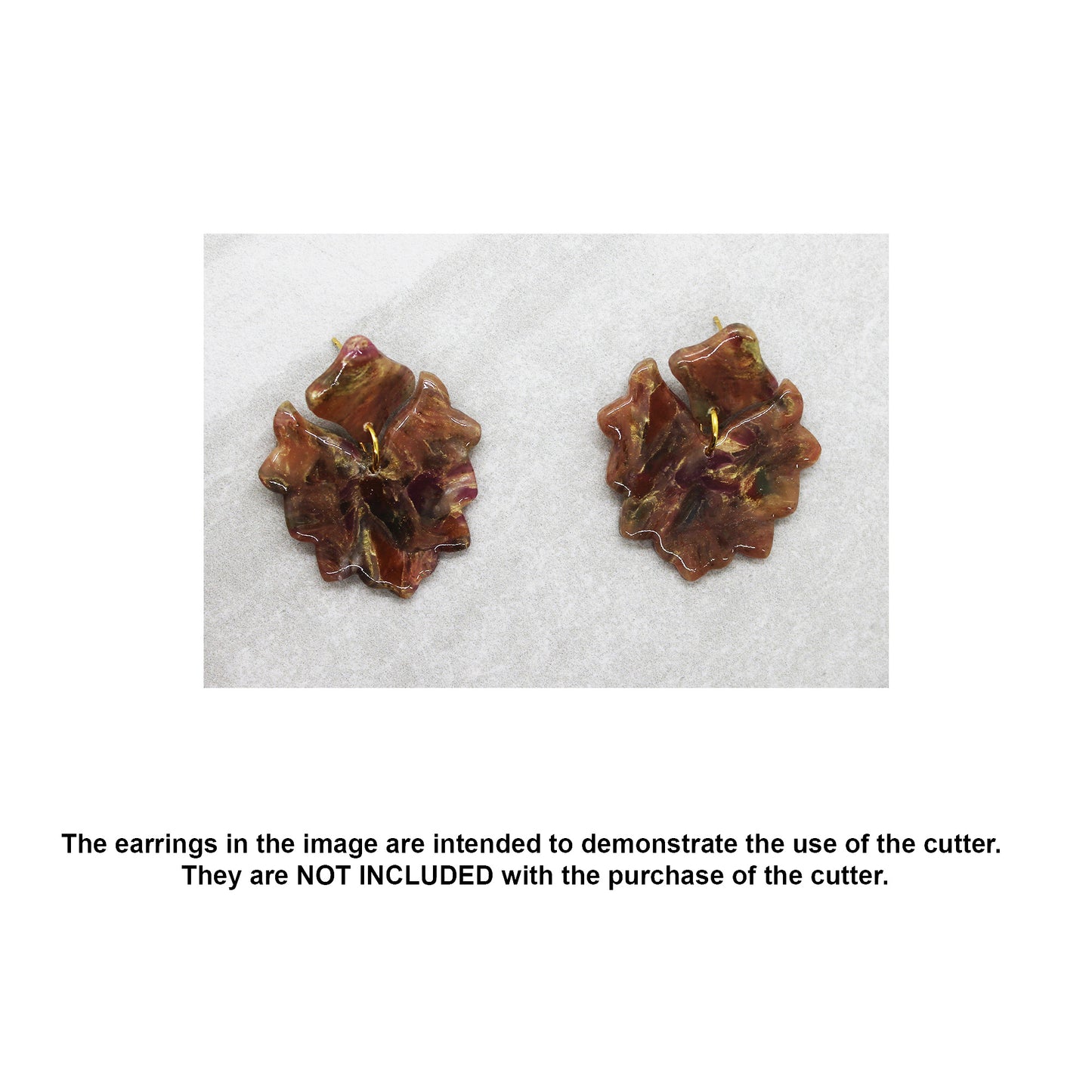 Moroccan Shapes Polymer Clay Earring Cutter Set - 2 Piece | Precision Crafted for Unique Designs