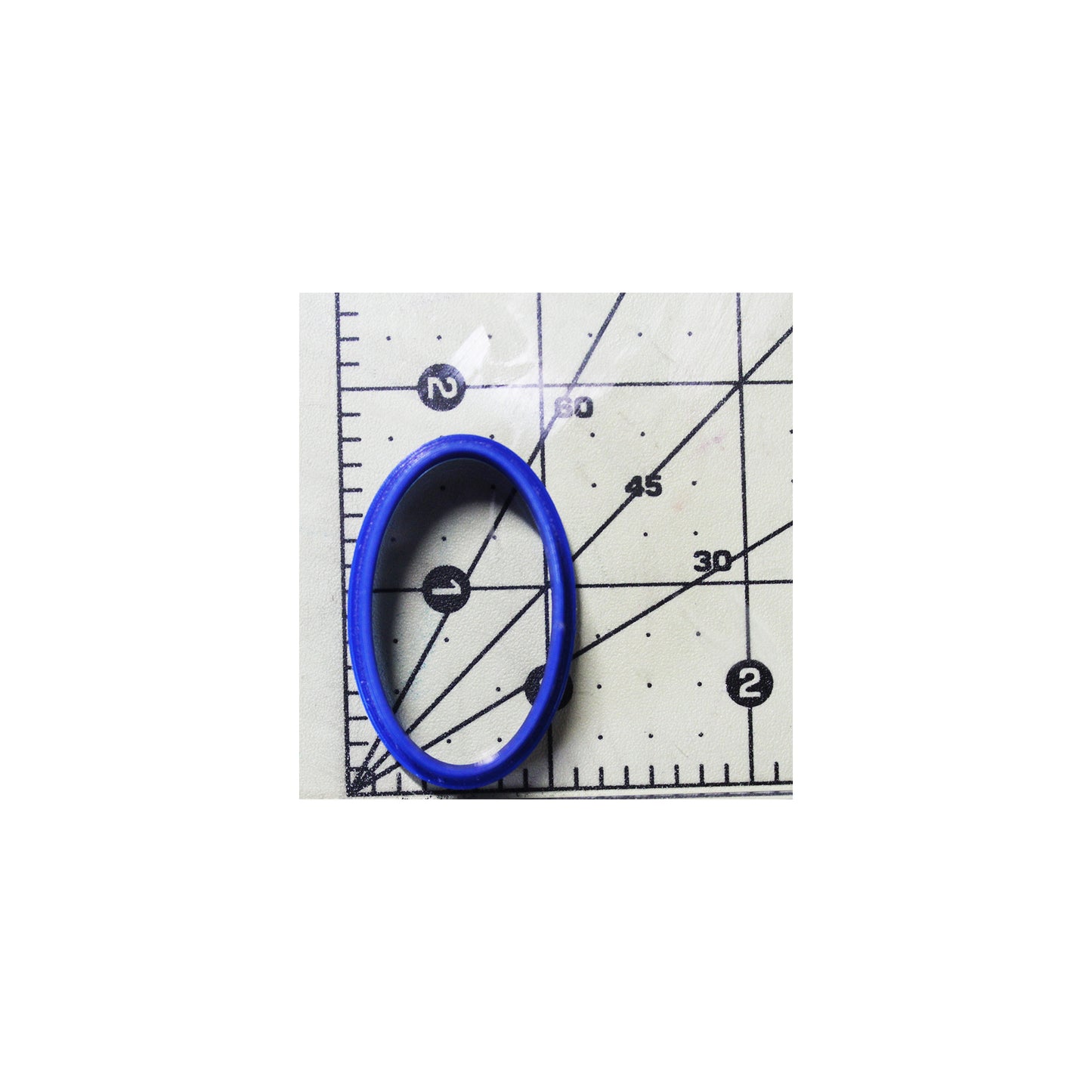Oval Shape Cookie Cutter for Cookies, Ceramics, Pottery, Polymer Clay, Fondant - Multi-Medium Craft & Baking Tool