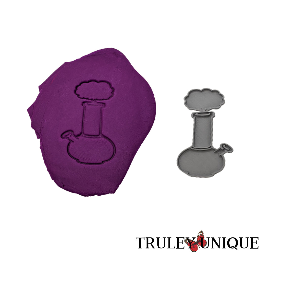 Smoking Bong Cookie Cutter & Stamp Set