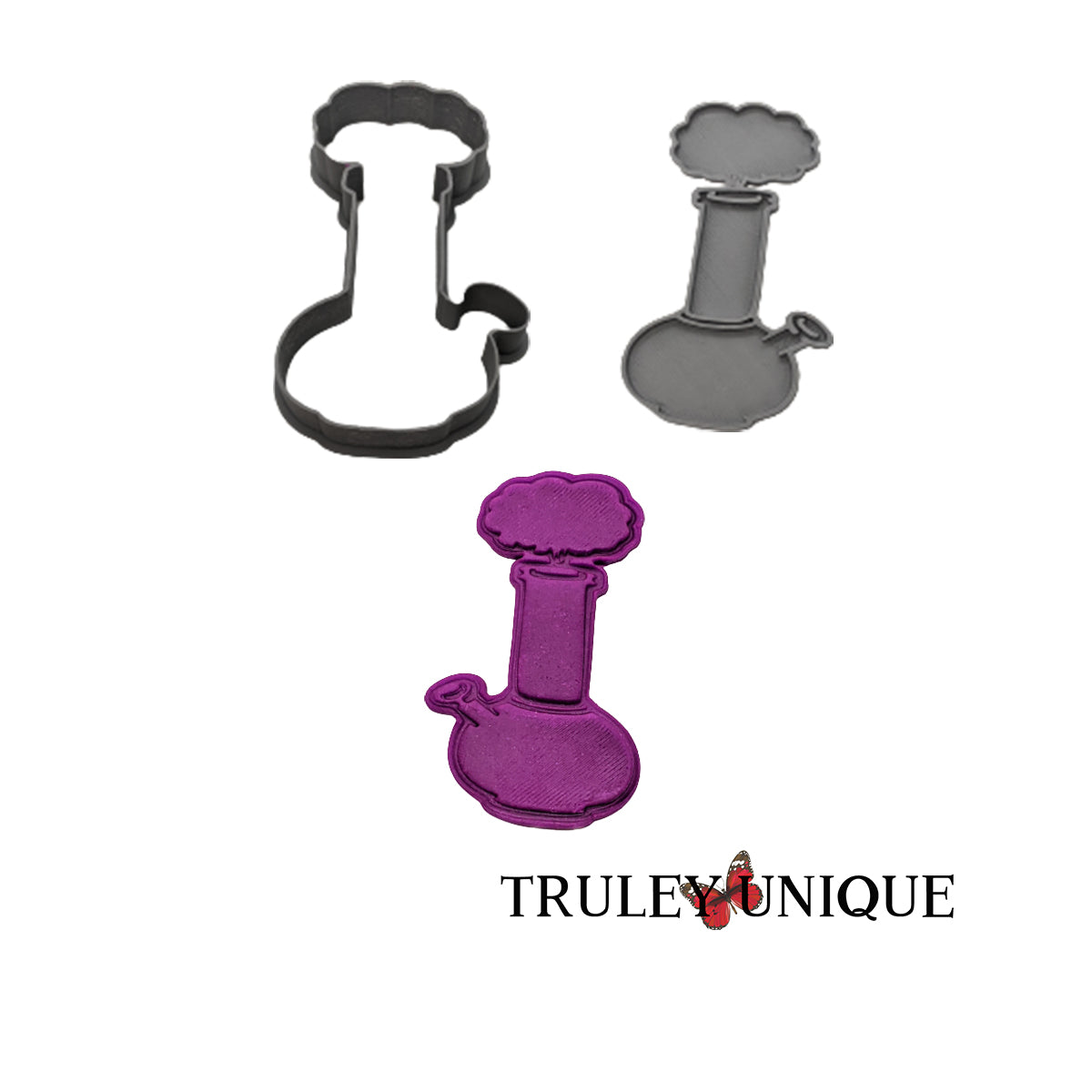 Smoking Bong Cookie Cutter & Stamp Set