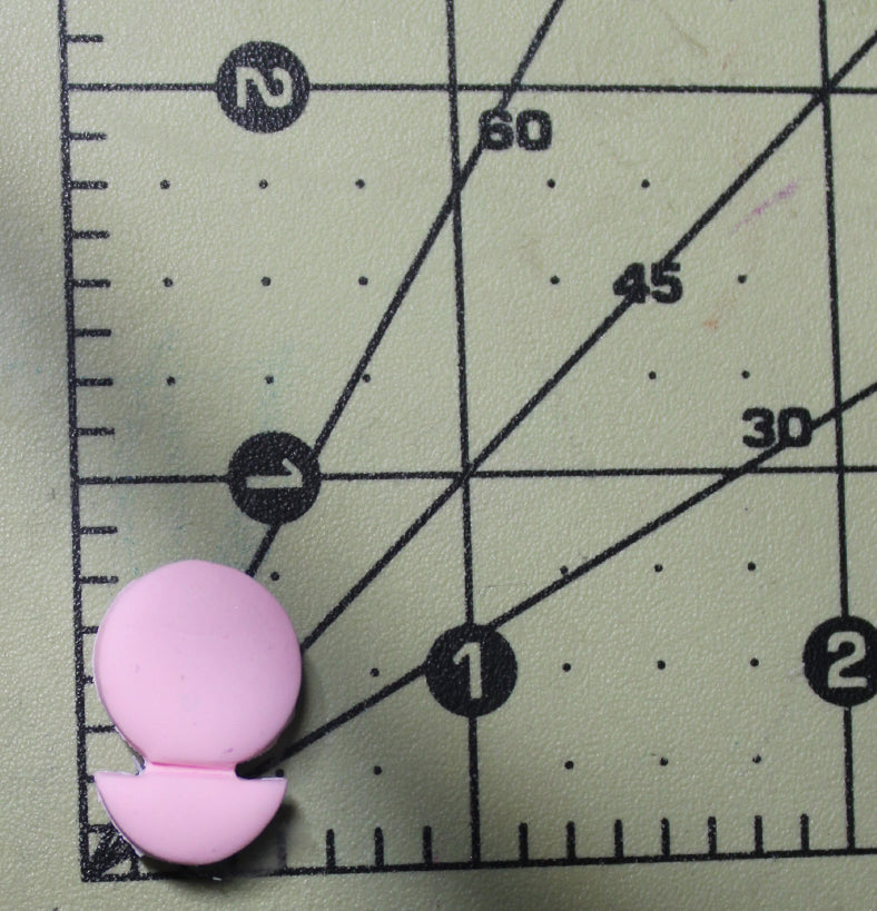 Circle and a half cutter that can be used for cookies, ceramics, pottery, cookies, polymer clay, fondant and other mediums