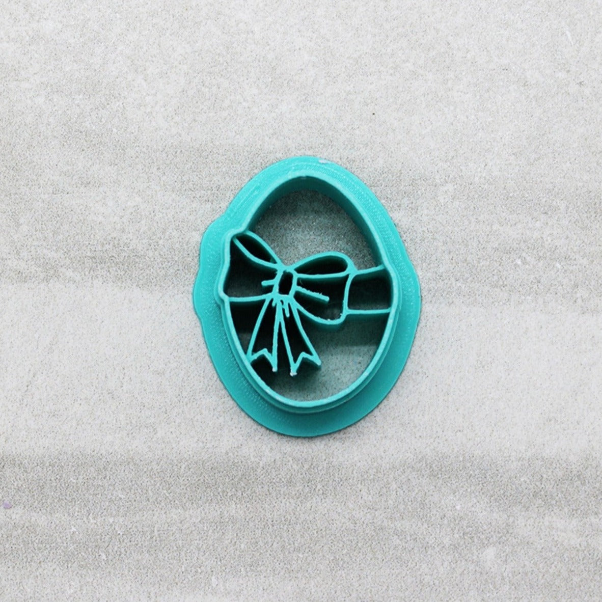 Bow-tiful Easter Egg Cookie Cutter: Ideal for Cookies, Ceramics, Pottery, Polymer Clay, and Fondant