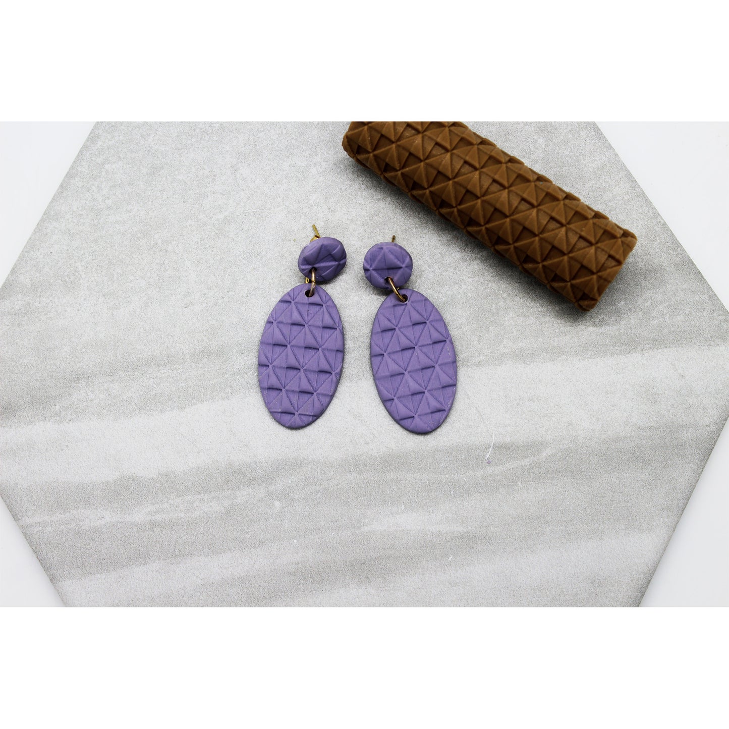 Geometric Triangles Texture Roller