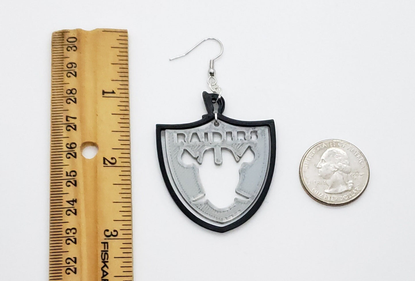 Las Vegas Raiders Swinging Earrings
