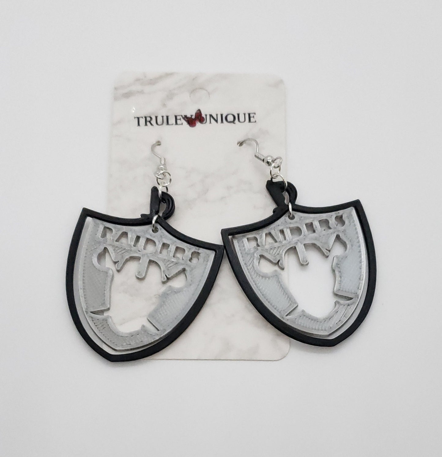 Las Vegas Raiders Swinging Earrings