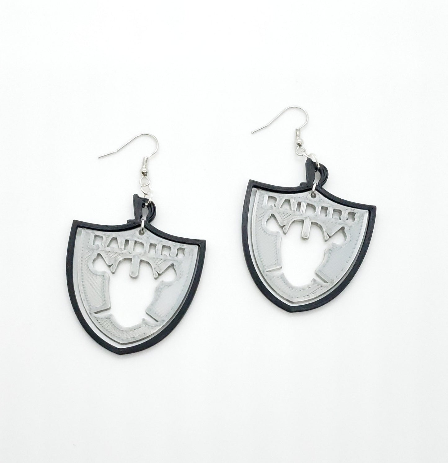 Las Vegas Raiders Swinging Earrings