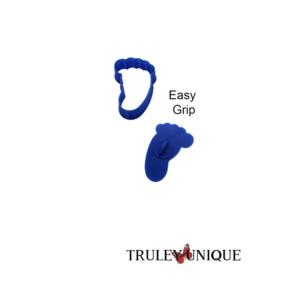 Baby Foot Print Cookie Cutter and Stamp, Left and Right Feet Options