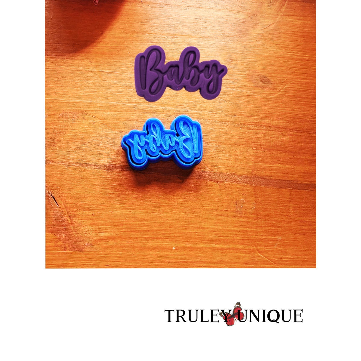 Australian Cookie Cutters Baby Cookie Cutter & Embosser Stamp – Newborn Shower Gift