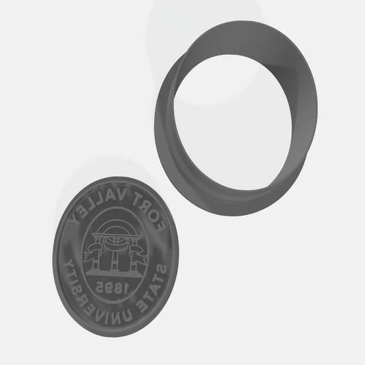 Fort Valley State Constitution Justice 1895 Cookie Cutter & Stamp Set: Ideal for Cookies, Ceramics, Pottery, Polymer Clay, and Fondant