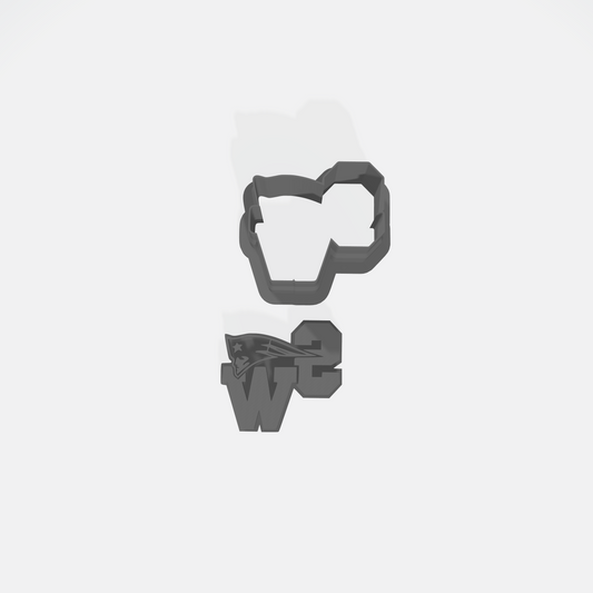 SW Patriot Cookie Cutter & Stamp Set: Ideal for Cookies, Ceramics, Pottery, Polymer Clay, Fondant - Multi-Medium Craft & Baking Tool