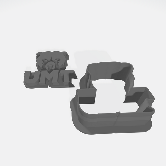 TMU Bears Cookie Cutter & Stamp Set: Ideal for Cookies, Ceramics, Pottery, Polymer Clay, Fondant - Multi-Medium Craft & Baking Tool