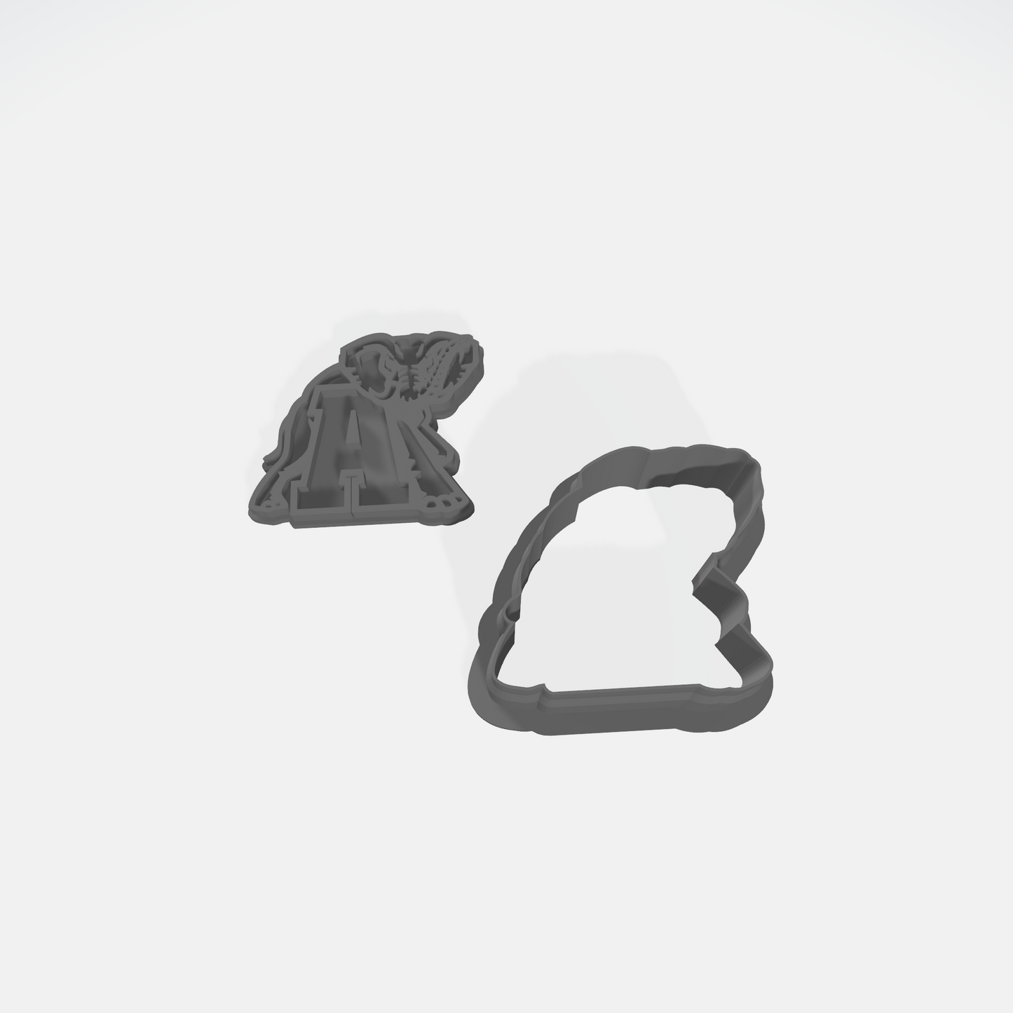 Crimson Tide Elephant Alabama A Cutter & Stamp Set: Versatile Tool for Cookies, Ceramics, Pottery, Fondant, and More