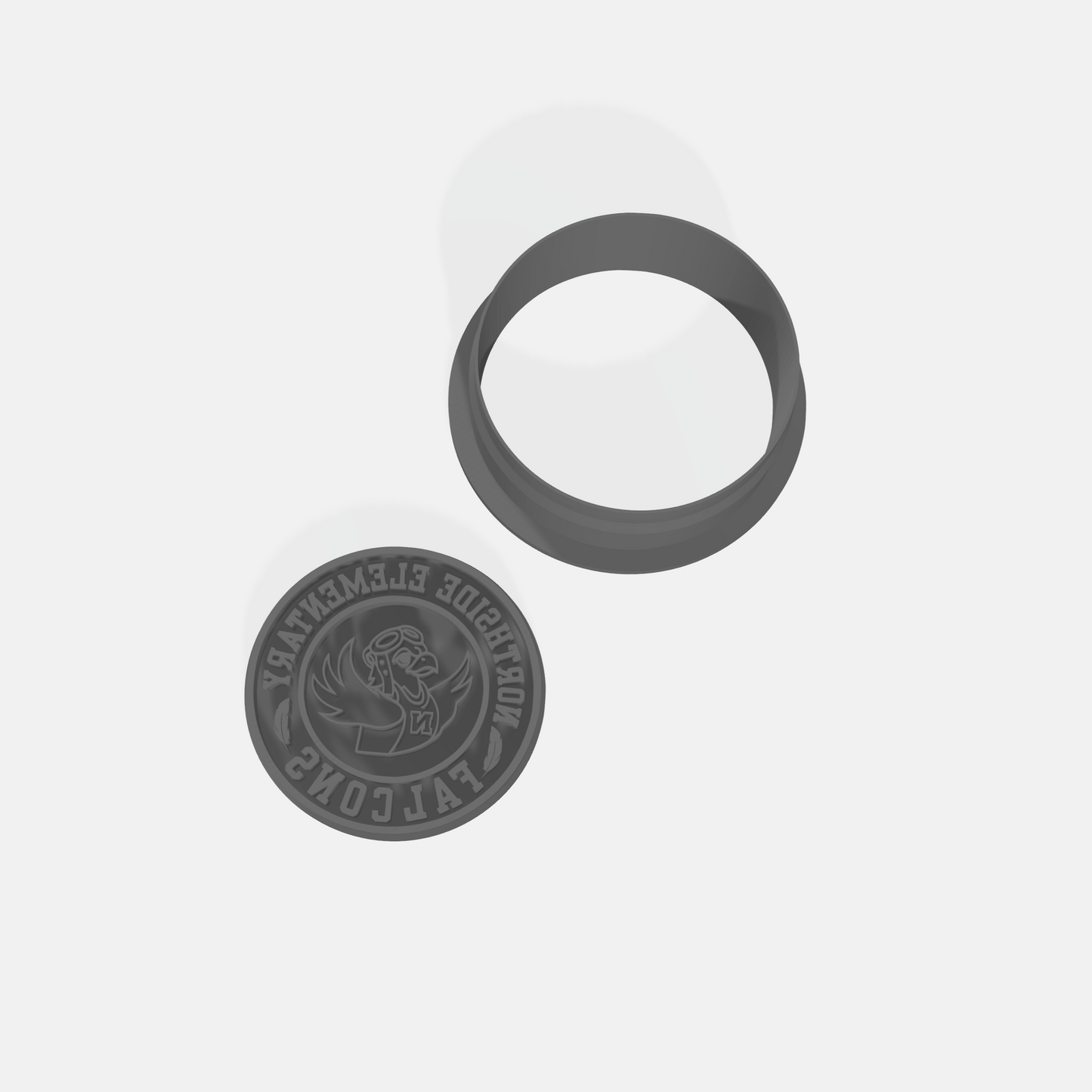 Northside Falcons Cookie Cutter & Stamp Set - Ideal for Cookies, Ceramics, Pottery, Polymer Clay, Fondant & More