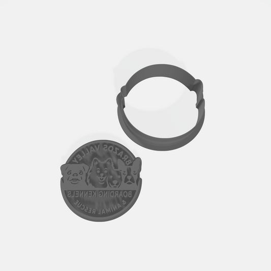 BV Boarding Kennels Cookie Cutter & Stamp Set: Versatile Tool for Cookies, Ceramics, Pottery, Fondant, and More