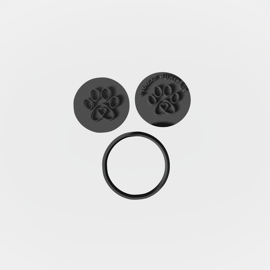 Platinum Scoops Circle Embossing Stamp Options for Cookies, Ceramics, Pottery, Polymer Clay, Fondant - Multi-Medium Craft & Baking Tool