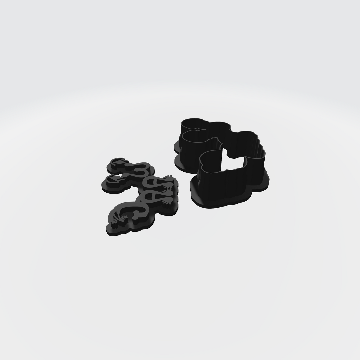 WAAG Cookie Cutter & Stamp Set: Ideal for Cookies, Ceramics, Pottery, Polymer Clay, Fondant - Multi-Medium Craft & Baking Tool