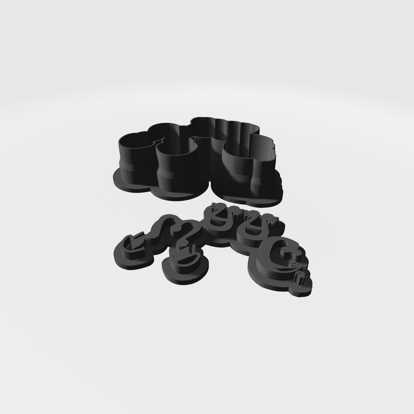WAAG Cookie Cutter & Stamp Set: Ideal for Cookies, Ceramics, Pottery, Polymer Clay, Fondant - Multi-Medium Craft & Baking Tool