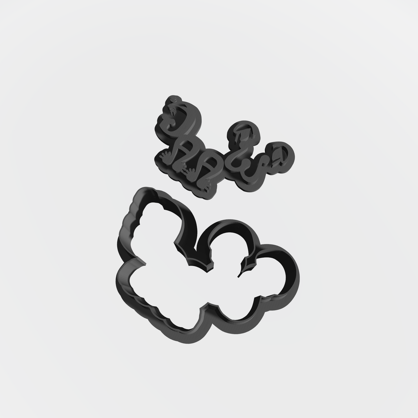 WAAG Cookie Cutter & Stamp Set: Ideal for Cookies, Ceramics, Pottery, Polymer Clay, Fondant - Multi-Medium Craft & Baking Tool
