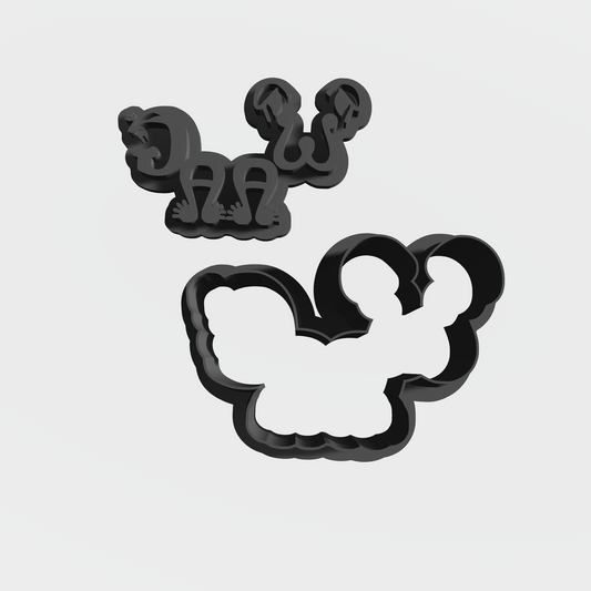 WAAG Cookie Cutter & Stamp Set: Ideal for Cookies, Ceramics, Pottery, Polymer Clay, Fondant - Multi-Medium Craft & Baking Tool