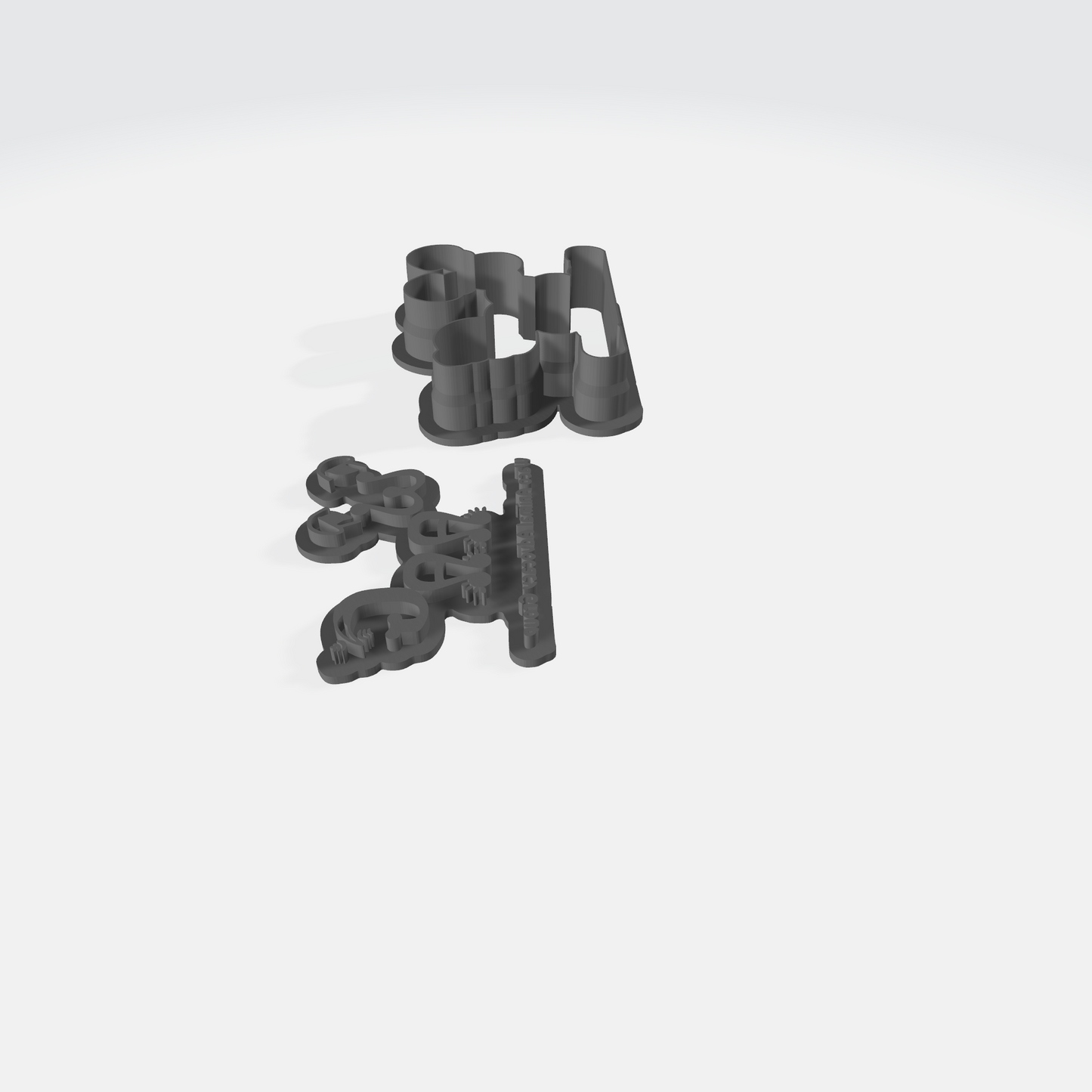 WAAG Cookie Cutter & Stamp Set: Ideal for Cookies, Ceramics, Pottery, Polymer Clay, Fondant - Multi-Medium Craft & Baking Tool
