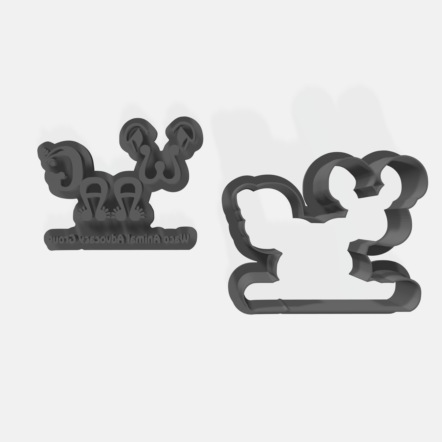 WAAG Cookie Cutter & Stamp Set: Ideal for Cookies, Ceramics, Pottery, Polymer Clay, Fondant - Multi-Medium Craft & Baking Tool