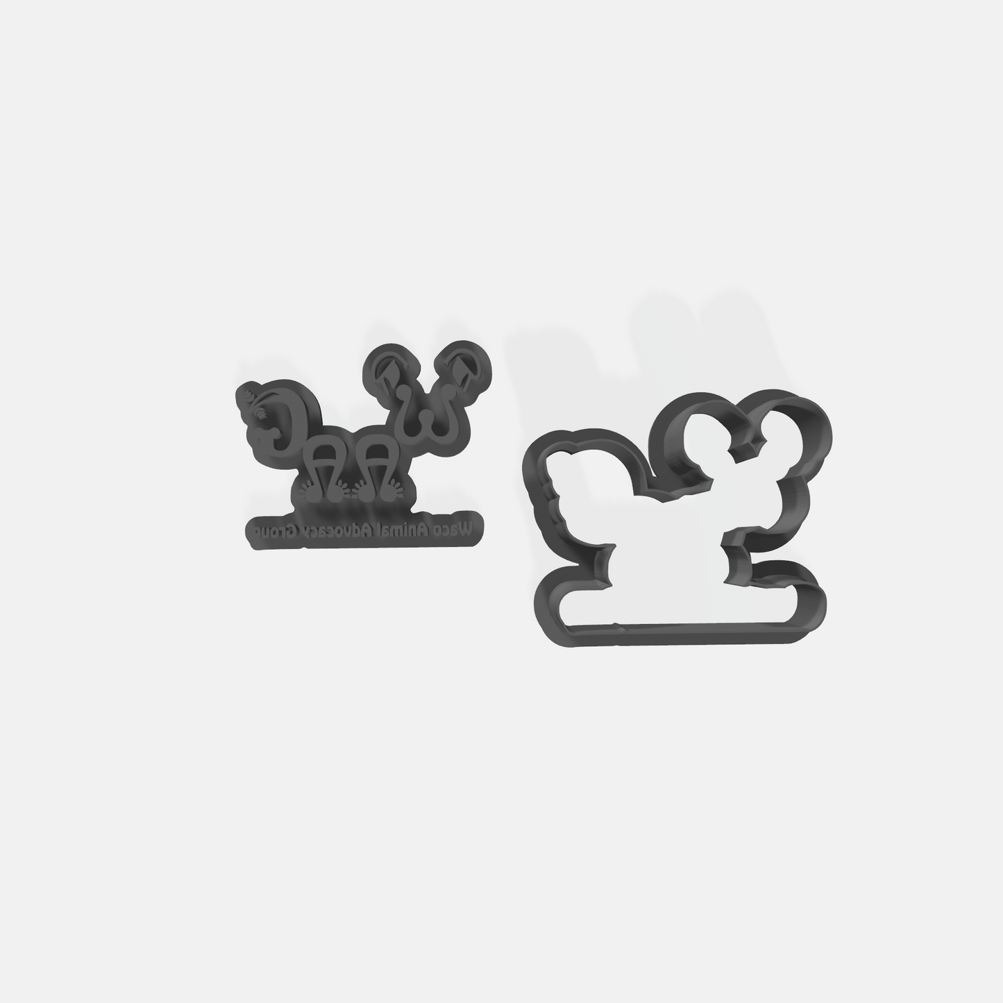 WAAG Cookie Cutter & Stamp Set: Ideal for Cookies, Ceramics, Pottery, Polymer Clay, Fondant - Multi-Medium Craft & Baking Tool