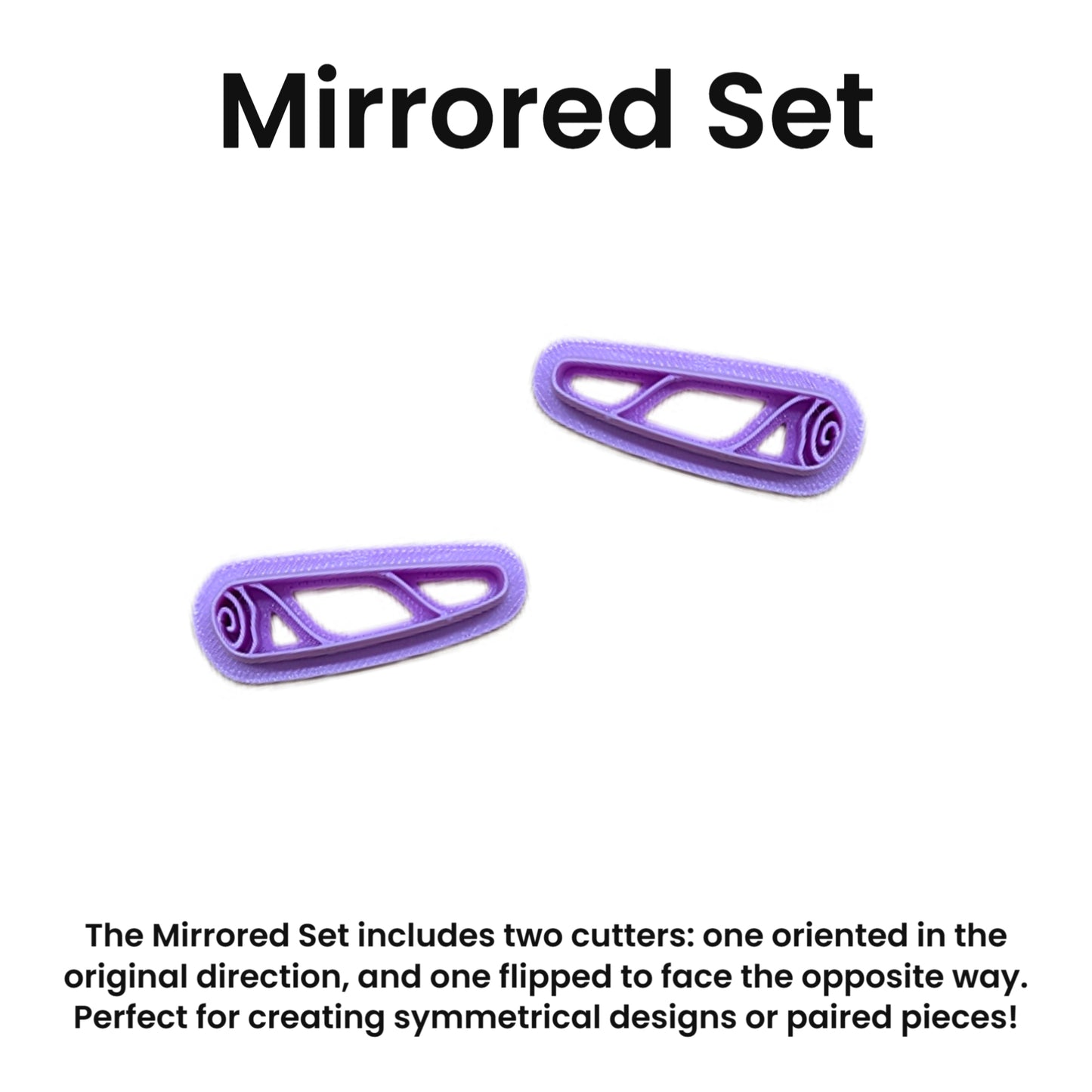 Purple mirrored joint cutters on a white background with text describing their use.