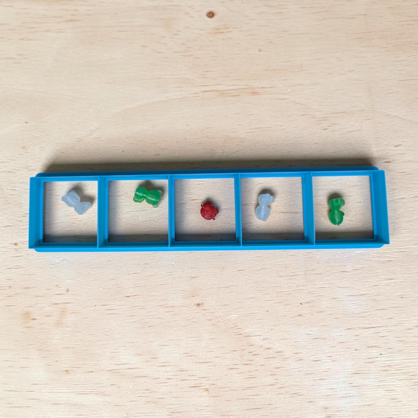 5‑Square Bar Frame Cutter | Grid Mold for Cookies, Fondant, Polymer Clay, Ceramics & Crafts