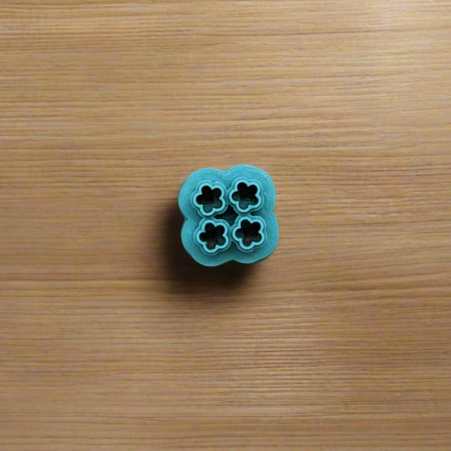 4 Five Petal Flowers Multi-Cutter for Cookies, Ceramics, Pottery, Polymer Clay, Fondant - Multi-Medium Craft & Baking Tool