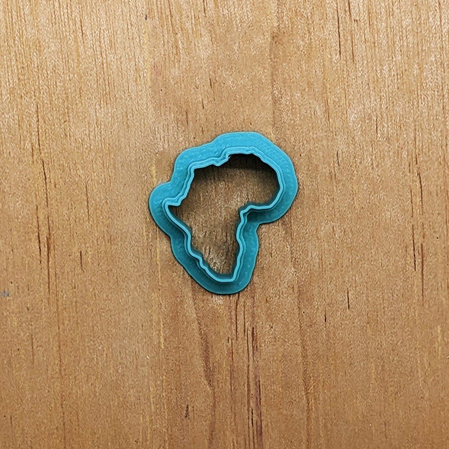 Africa Map Cookie Cutter - Ideal for Ceramics, Pottery, Cookies, Polymer Clay, Fondant, and More